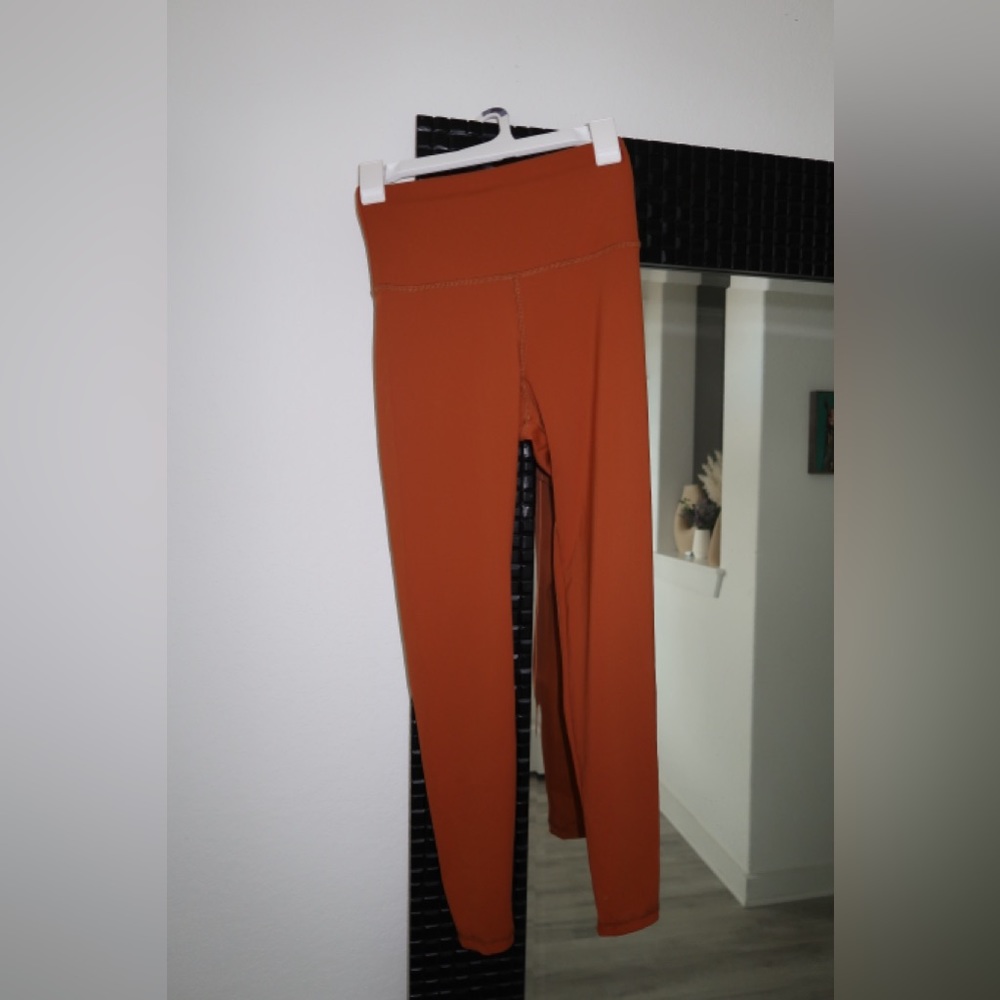 Strut This x Happily Grey Orange Leggings